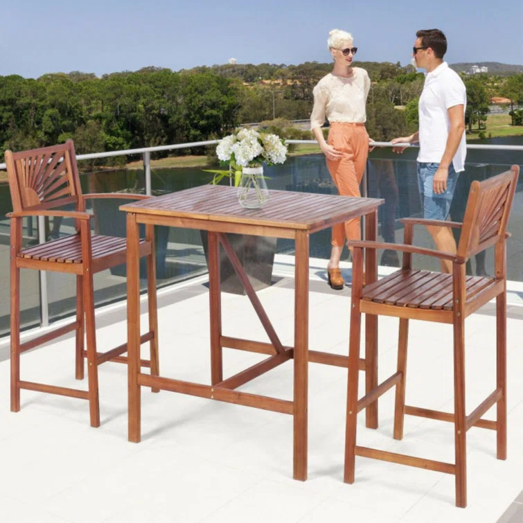 Payee 2 - Person Rectangular Outdoor Dining Set