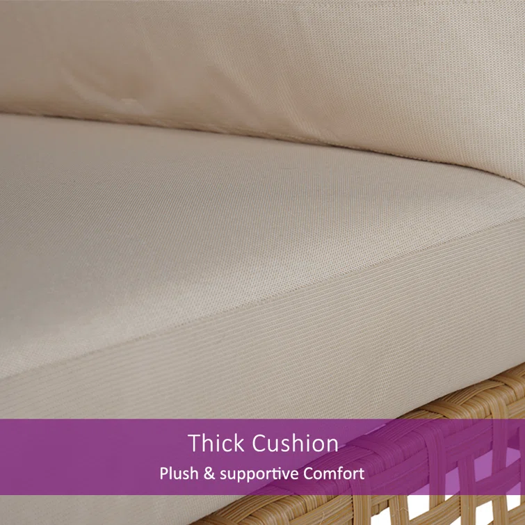 Frans 7 Piece Sectional Seating Group With Cushions