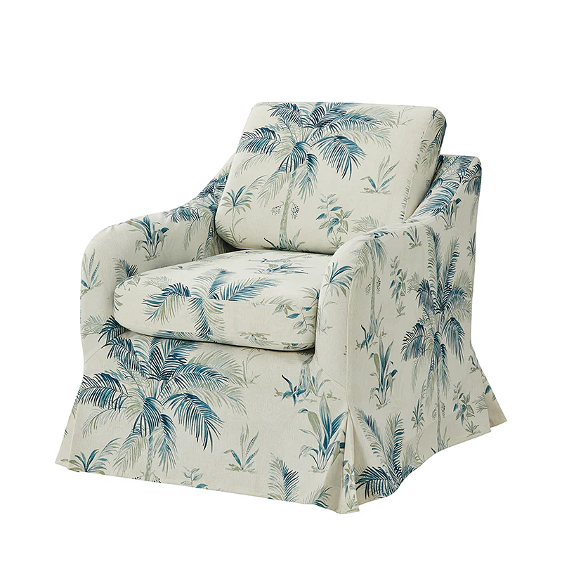 Bertram Claas 360 Degree Swivel Chair With Slipcover