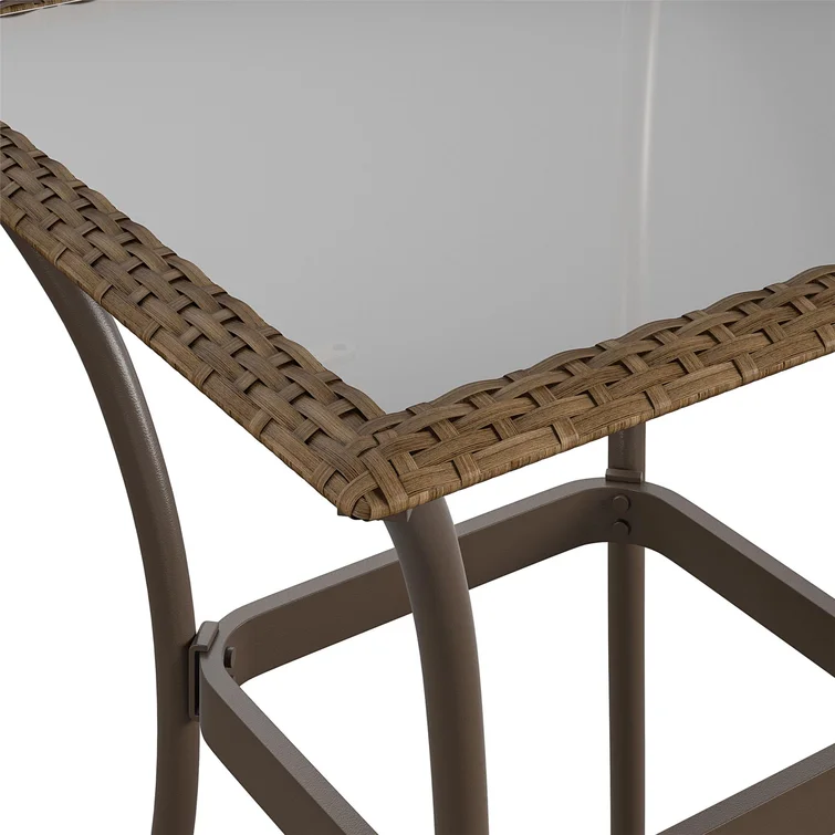 Brigid 2 - Person Square Outdoor Dining Set with Cushions