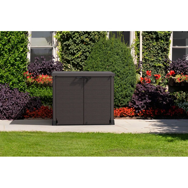 Flat Lid 5 ft. W x 3 ft. D Horizontal Garage Shed
