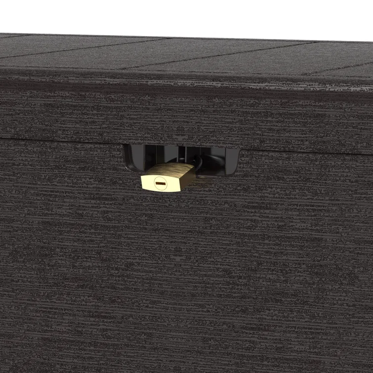 Duramax Building Products 71 Gallon Water Resistant Plastic Lockable Deck Box