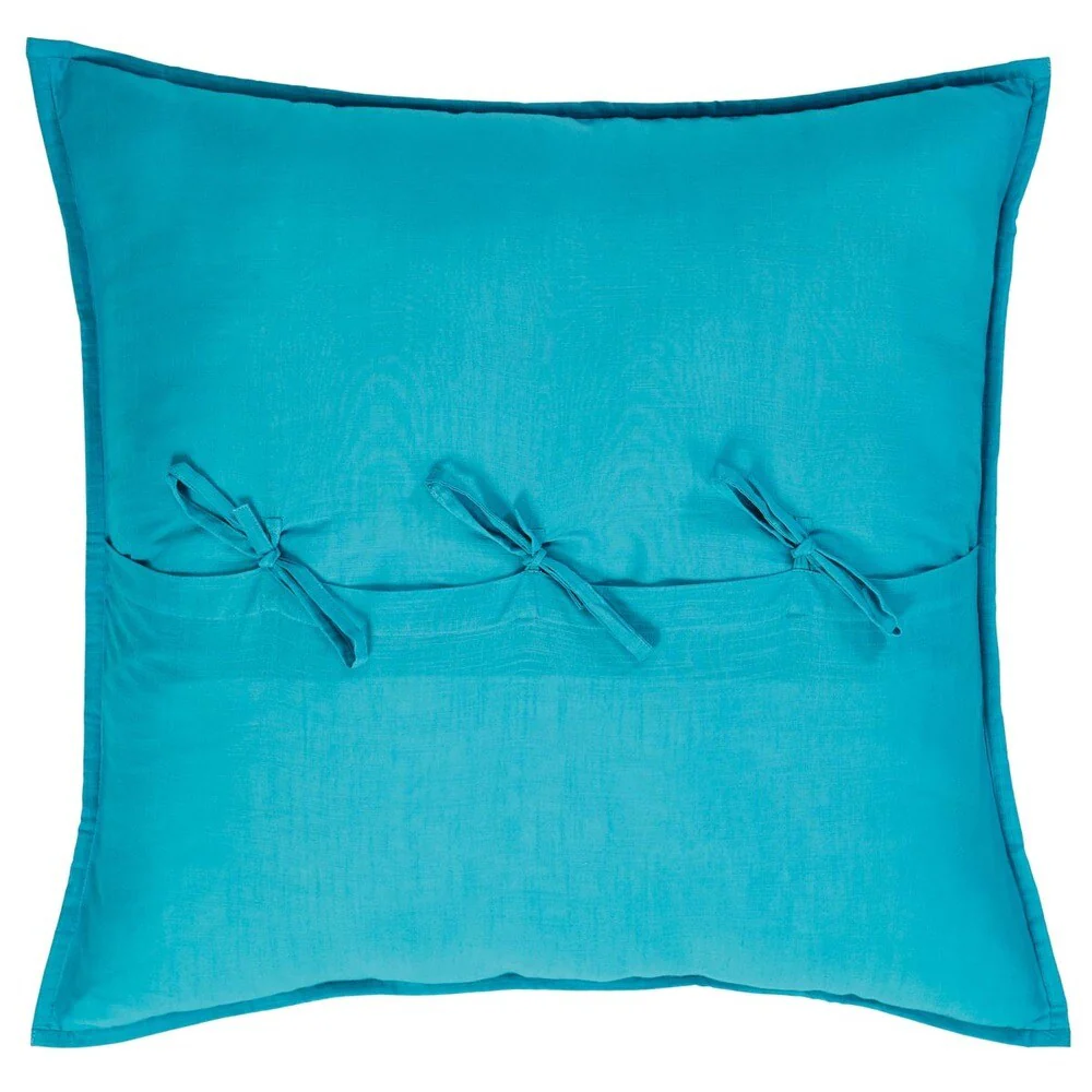 Francesca Aqua Quilted Euro Sham