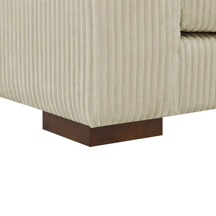 Salom 3 - Piece Corduroy Sectional