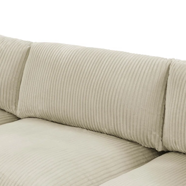 Cabbar 3 - Piece Corduroy Sectional