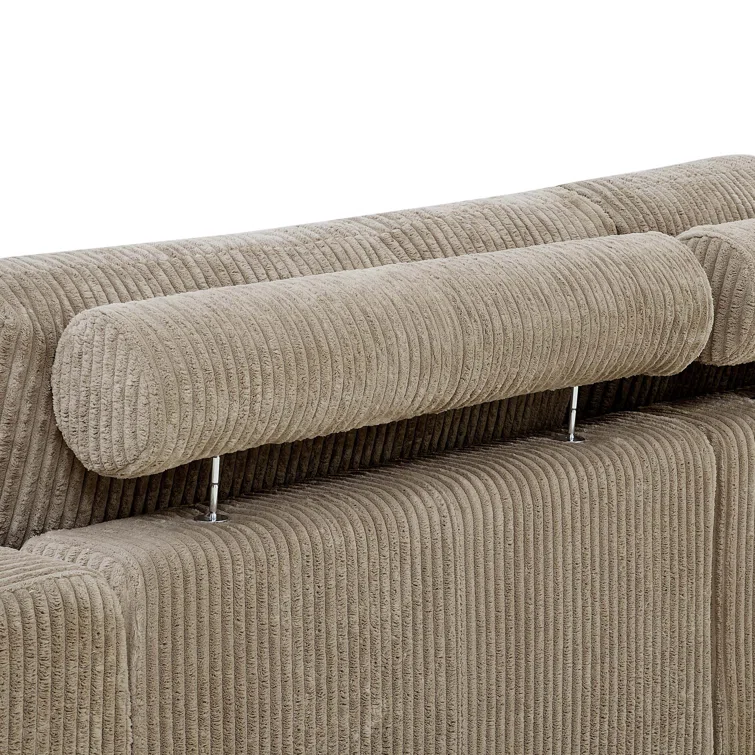 Axiel 88'' Corduroy Sleeper Sofa