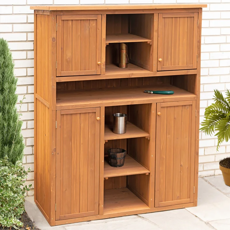 4 ft. x 2 ft. Solid Wood Lean-To Storage Shed