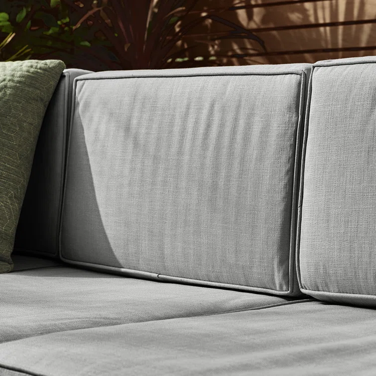 Miacomet Modular Garden Sofa and Table PE Rattan for Modern Gardens and Patios (Cover Included)