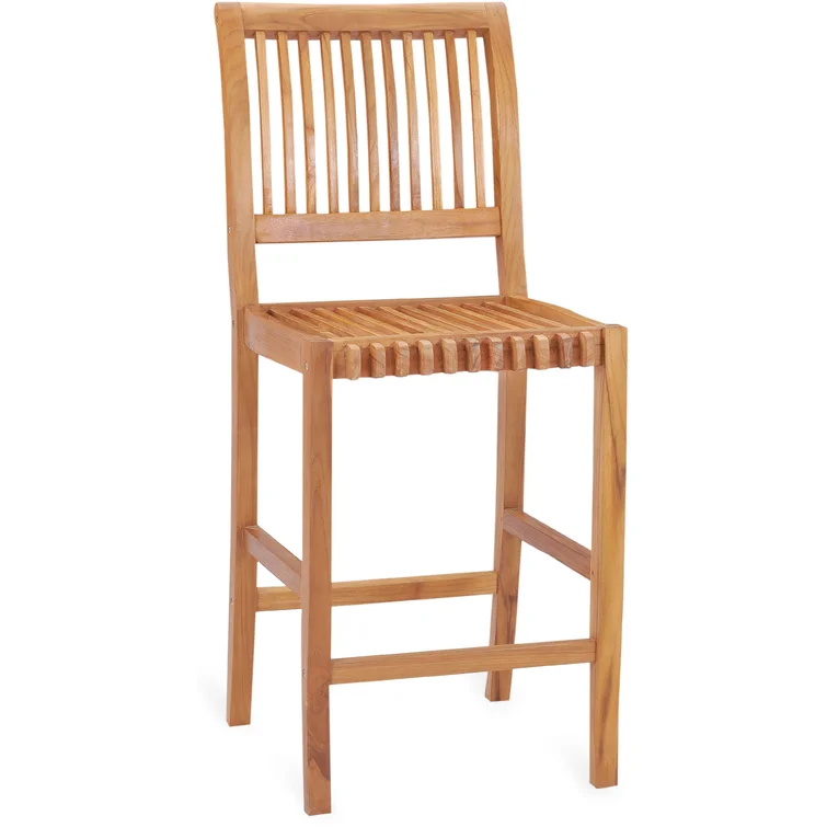 2 - Person Square Teak Outdoor Dining Set with Cushions