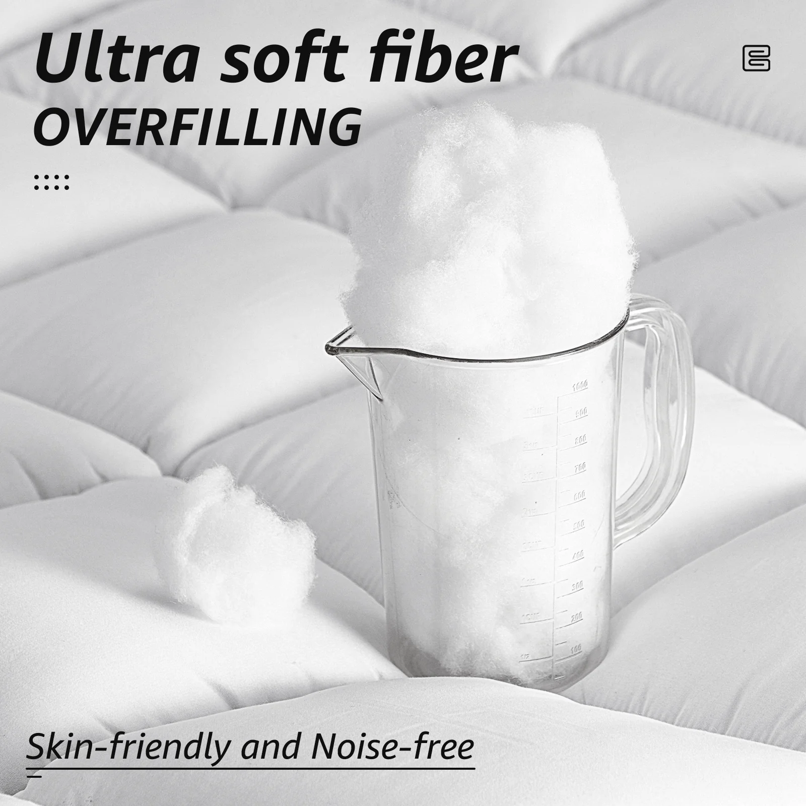 All Season Ultra Soft Fiber Machine Washable Quilted Comforter/Duvet Insert with Corner Tabs Comforter