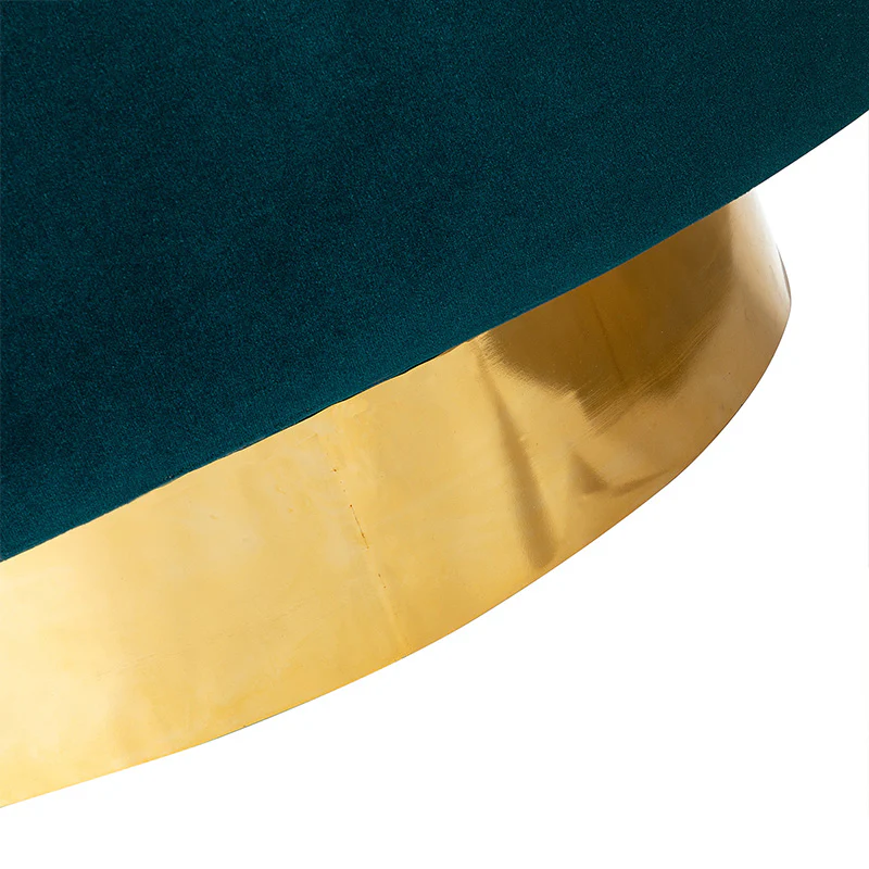 Agata Velvet Swivel Barrel Armchair