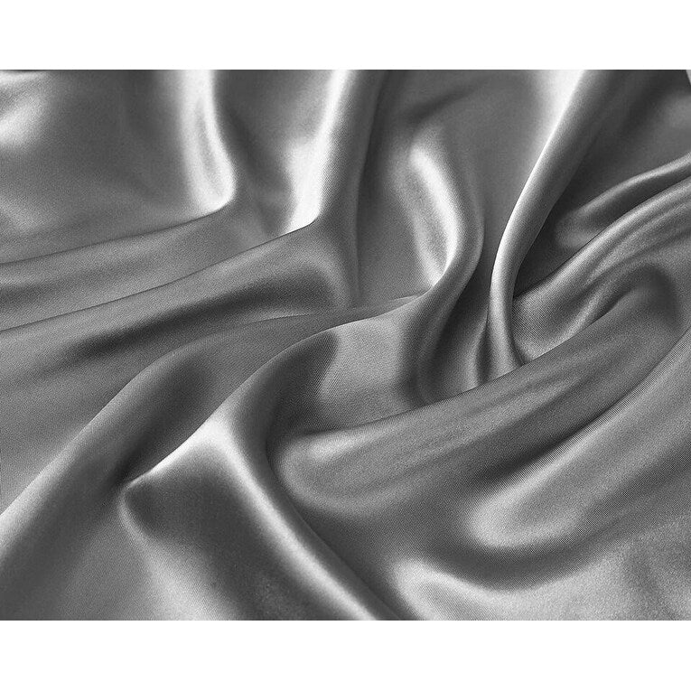 4 PCS Super Soft & Silky Satin Bed Sheet Set Queen Size Sheet Pillow Cases