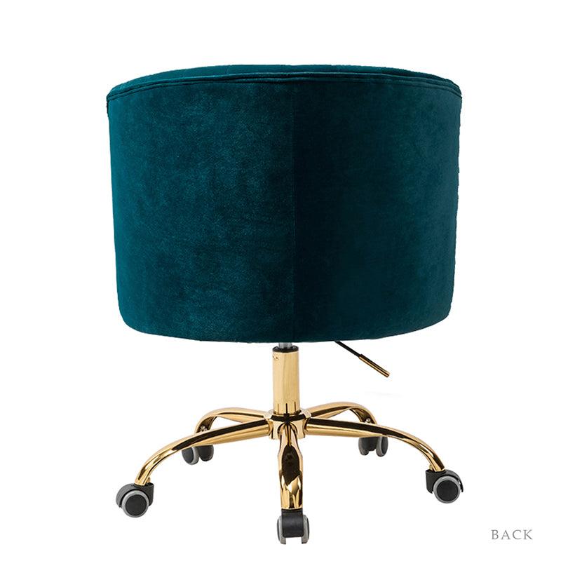 Penelope Velvet Tufted Office Chair