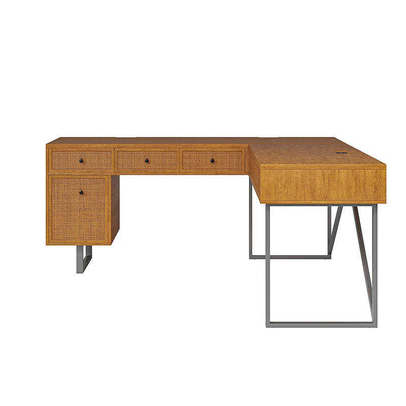 Bertrame L Shape Lift Top Office Desk