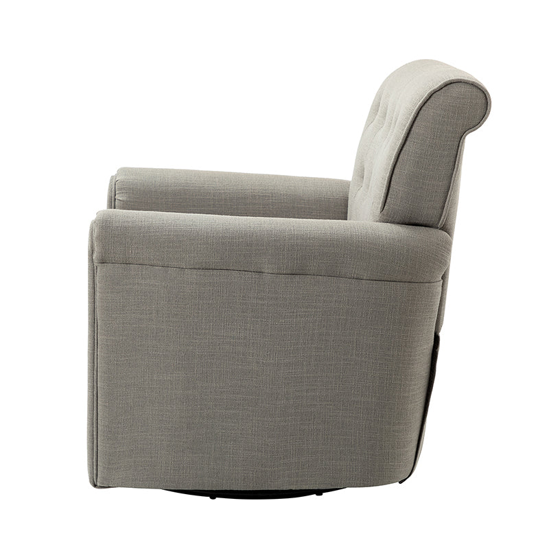 Gwendolyn Upholstered Swivel Armchair