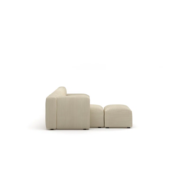 Winnie 5 - Piece Corduroy Sectional