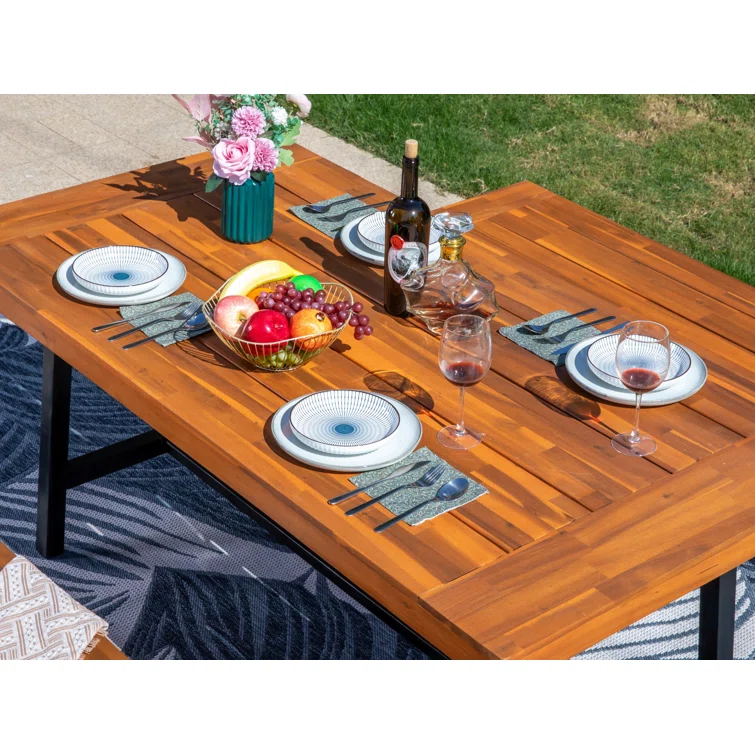 Jemira 3 - Person Rectangular Outdoor Dining Set