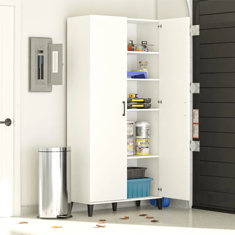 Amaylee Single Storage Cabinet ( 76.65'' H x 35.67'' W x 15.39'' D)