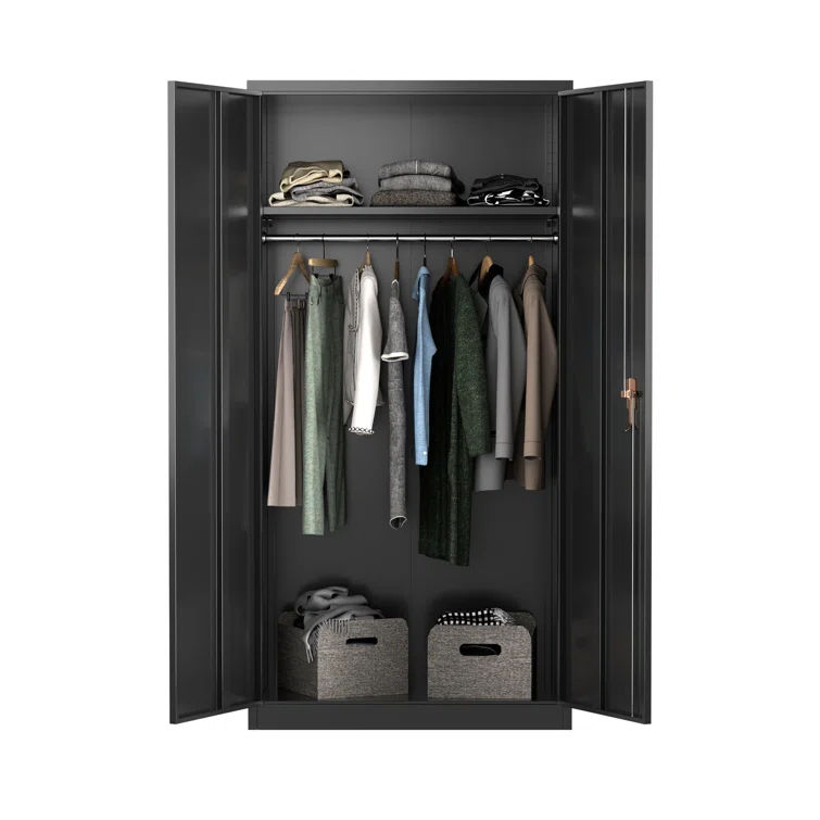 Metal Single Storage Cabinet ( 70.86'' H x 35.43'' W x 17.72'' D)