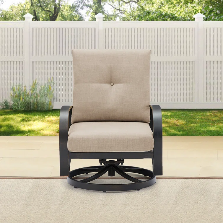 Aleston 5 - Person Outdoor Seating Group with Cushions