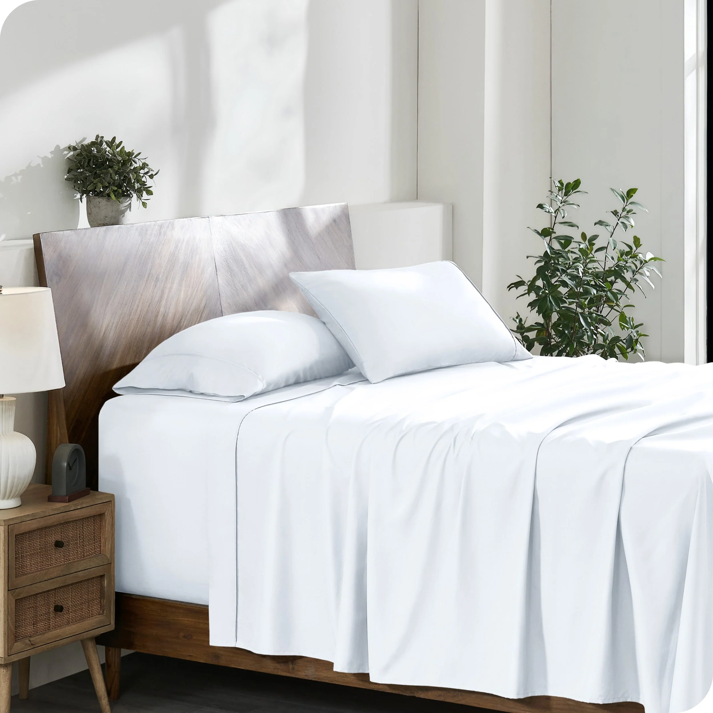 Bare Home 22 Inch Deep Pocket Microfiber Sheet Set