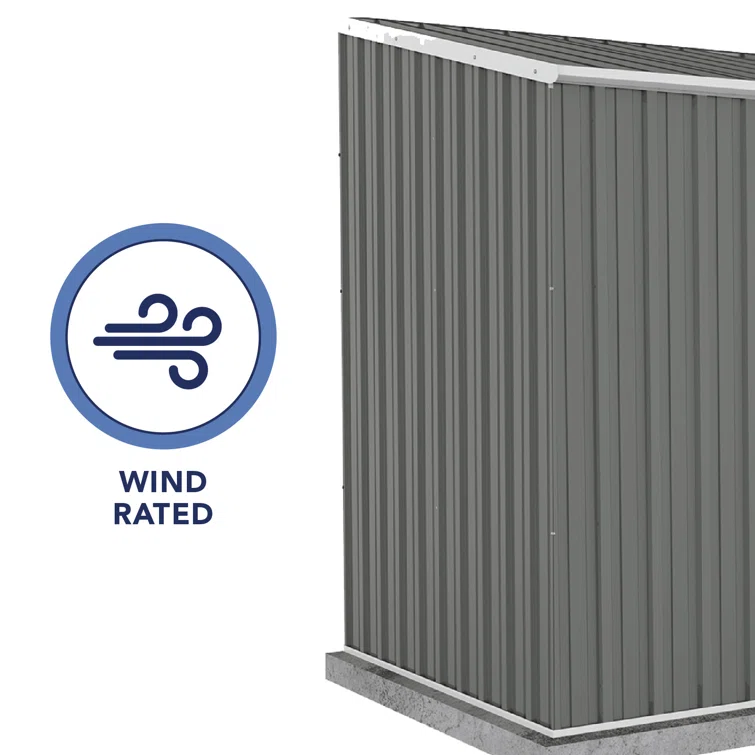 Space Saver 10 ft. W x 5 ft. D Metal Storage Shed