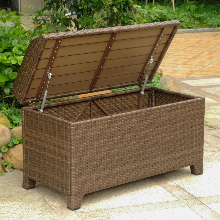 Brade Wicker Outdoor Bench