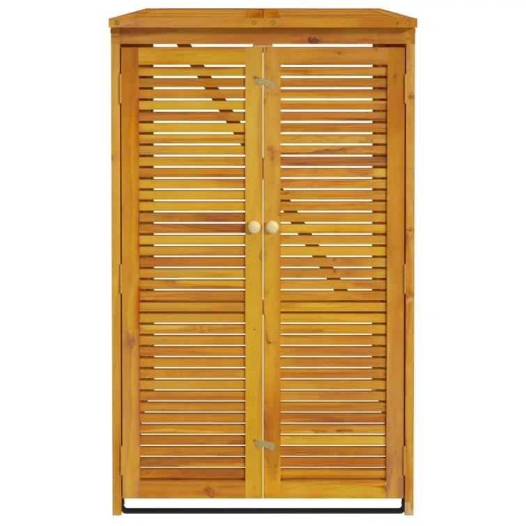 2 ft. W x 3 ft. D Solid Wood Garbage Shed