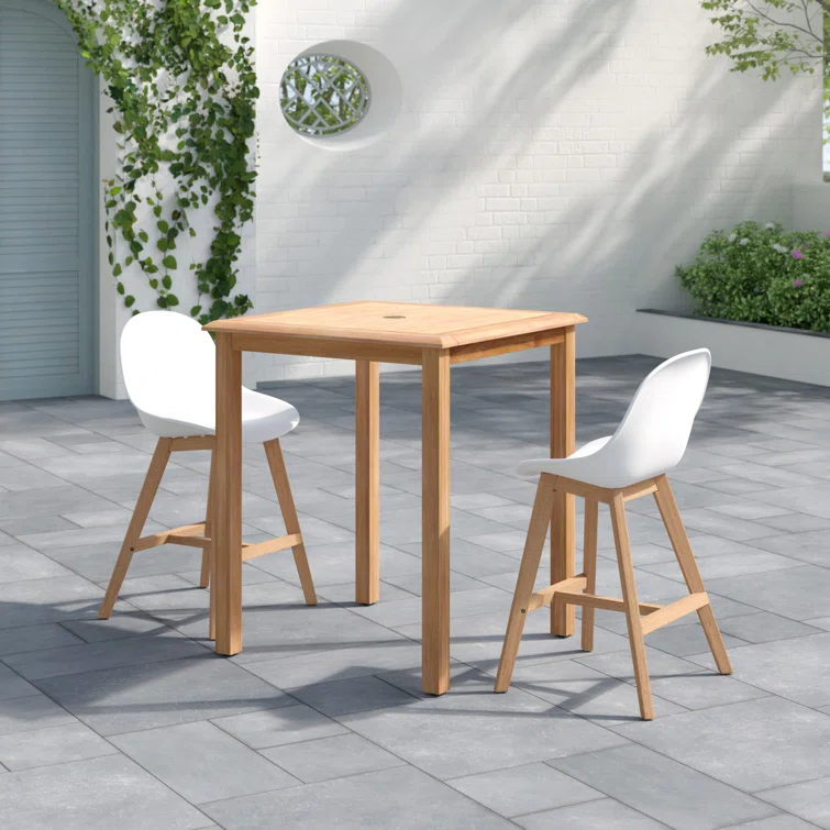 Anautica 2 - Person Square Outdoor Dining Set