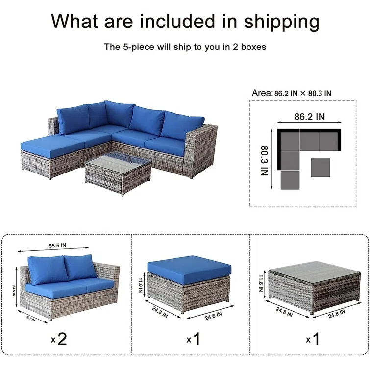 Salkeld Sectional Seating Group with Cushions
