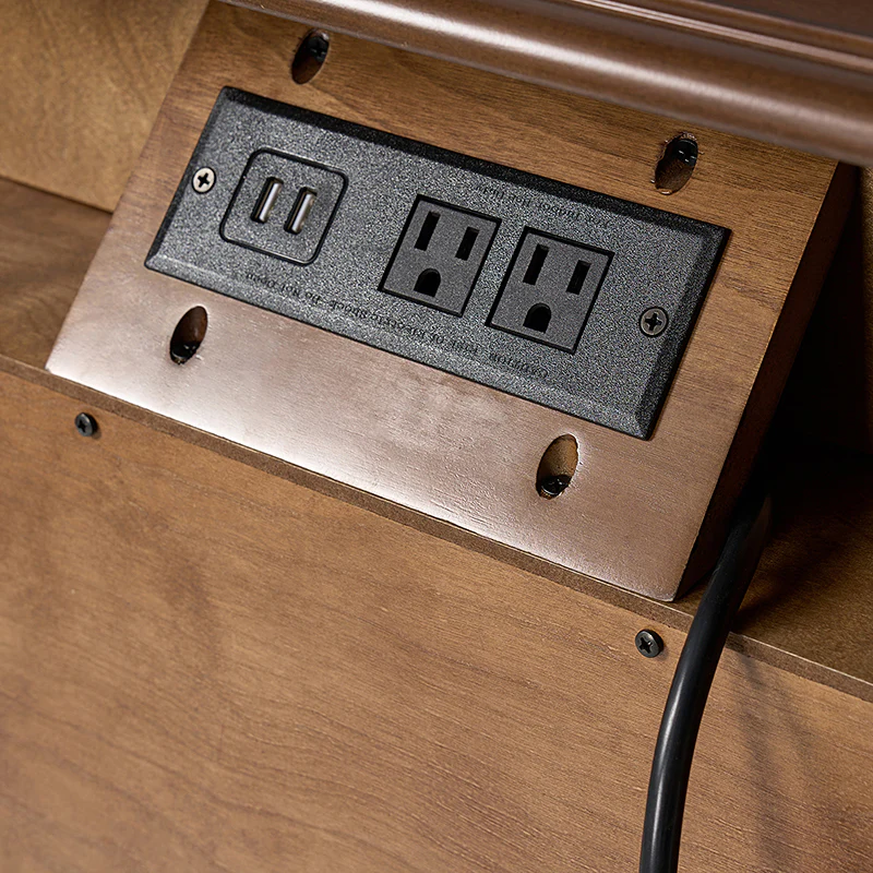 Thelma 3 - Drawer Nightstand with Built-In Outlets