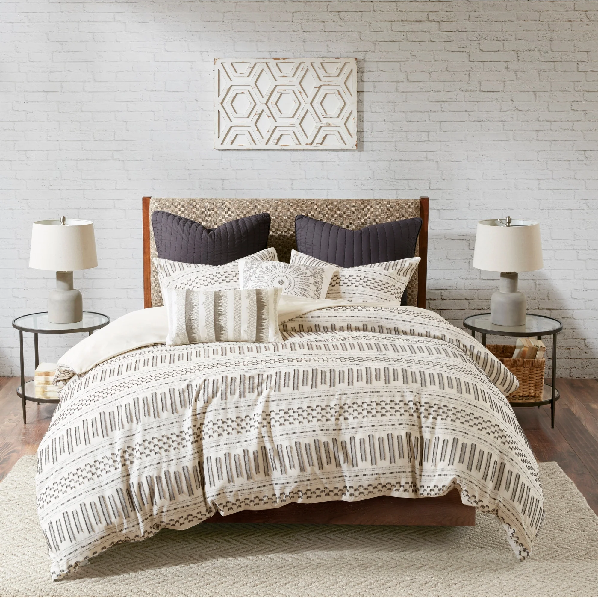 INK+IVY Rhea Cotton Jacquard Comforter Mini Set