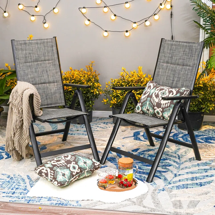 Argyri 4 - Person Square Outdoor Dining Set with Cushions