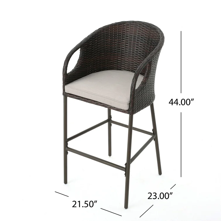 Aribert 2 - Person Square Outdoor Dining Set