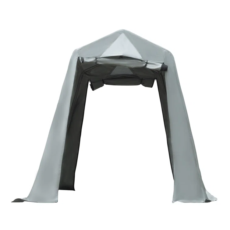 7 ft. W x 7 ft. Portable Bike Shed