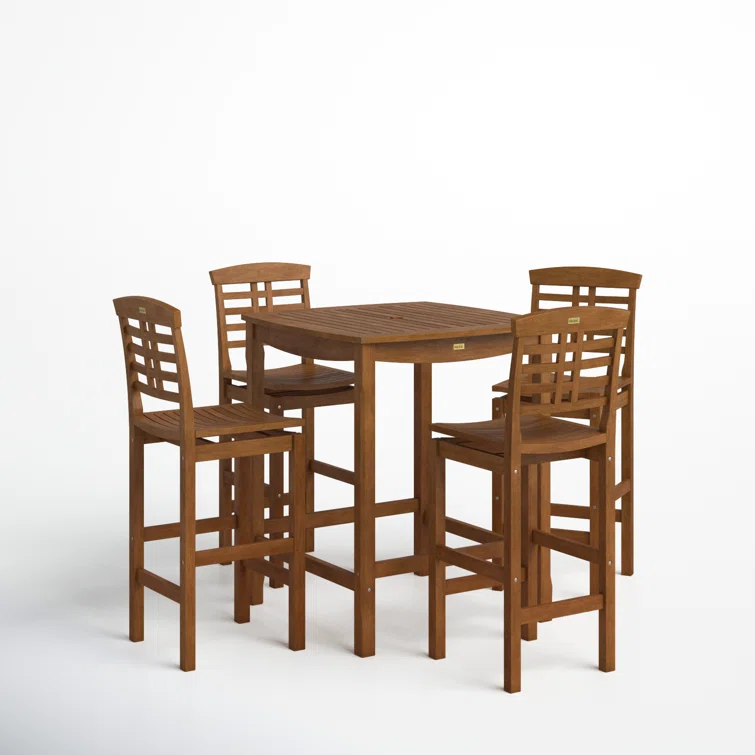 Benedetto 4 - Person Square Outdoor Dining Set
