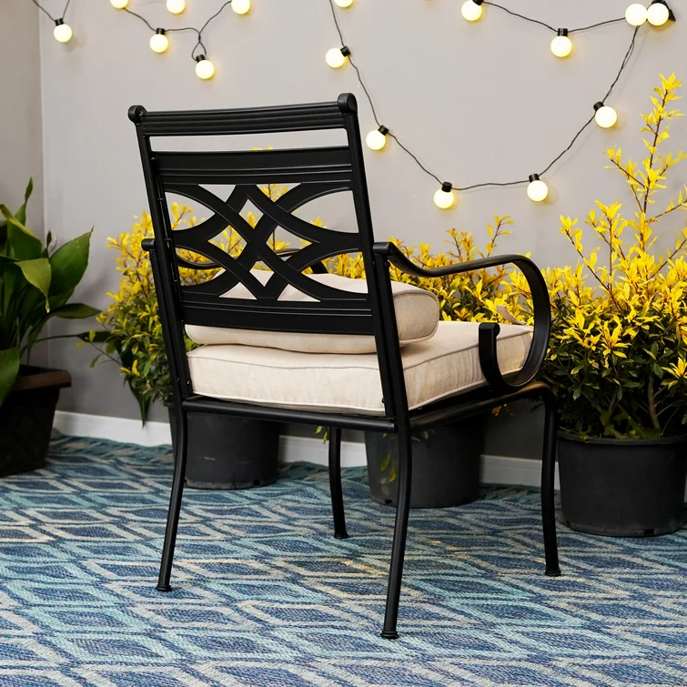 Alyah 4 - Person Square Outdoor Dining Set with Cushions