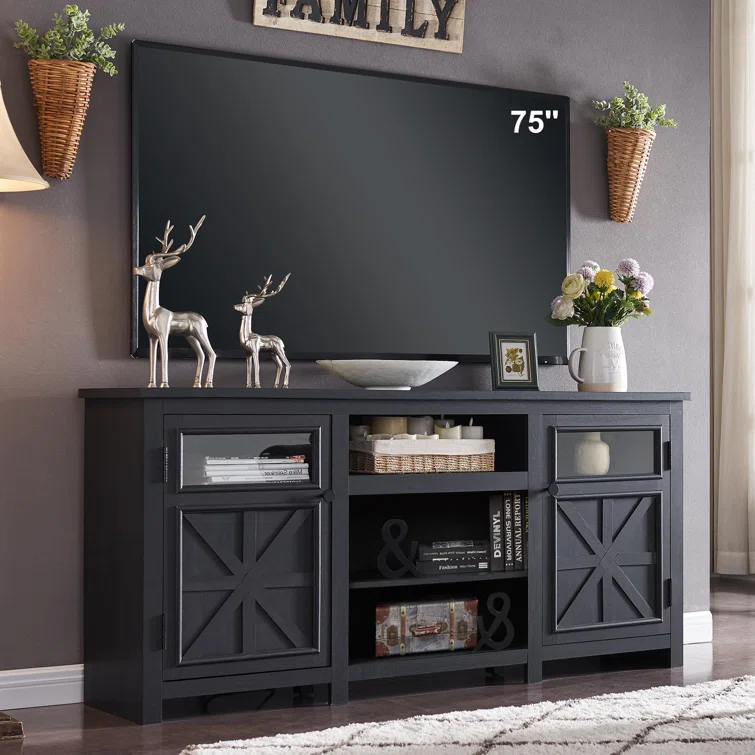 Niccolina Farmhouse TV Stand for TVs up to 75