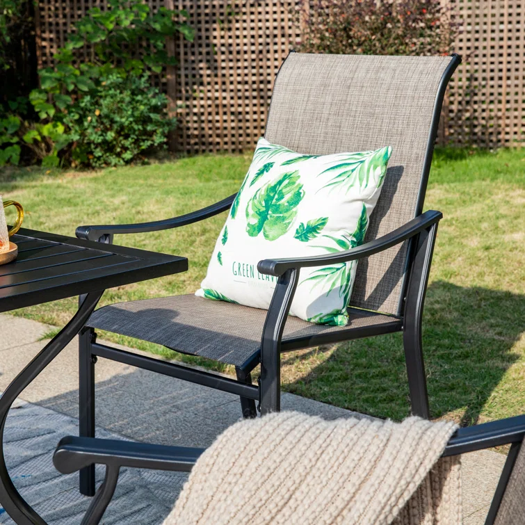 Basima 4 - Person Square Outdoor Dining Set