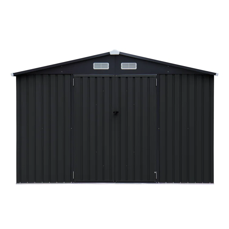 10 ft. W X 8 ft. D Metal Storage Shed