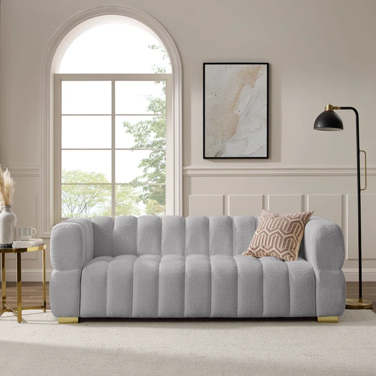 Makirah 85.04'' Upholstered Sofa