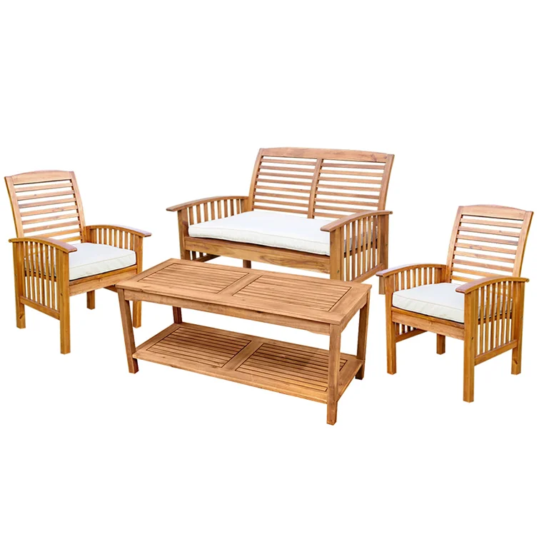 4 - Person Outdoor Seating Group with Cushions