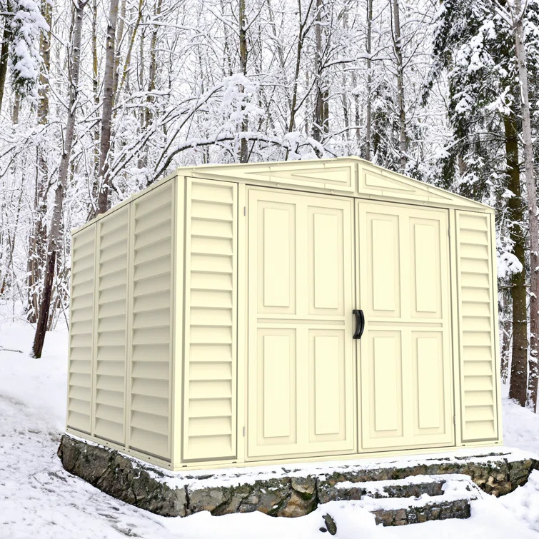 8 Ft. W x 8 Ft. D Plastic Storage Shed