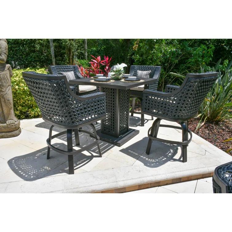 Backus 4 - Person Square Outdoor Dining Set