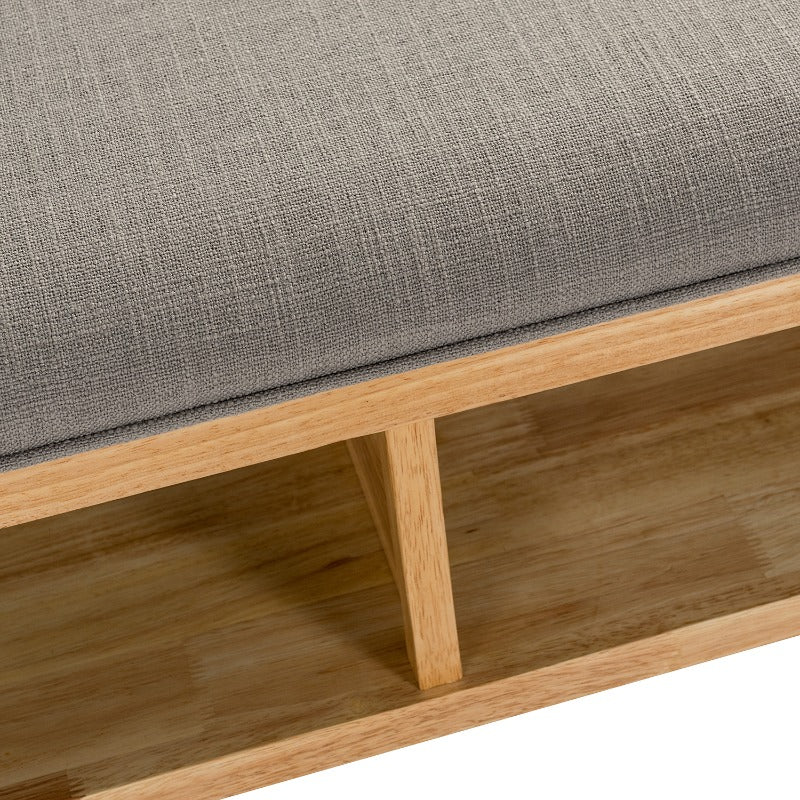 Myrna Cane Storage Bench