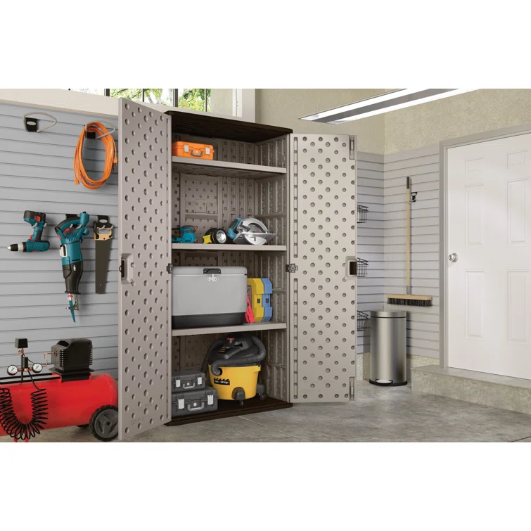 Resin Single Storage Cabinet ( 80.25'' H x 40'' W x 20.25'' D)