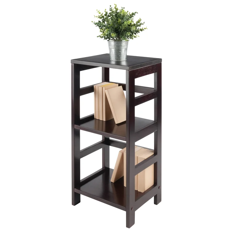 Eleia 13.39'' W Solid + Manufactured Wood Shelving Unit