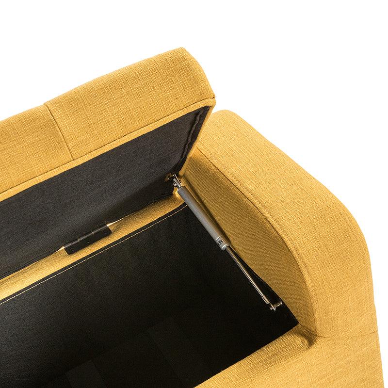 Clover Upholstered Flip Top Storage Bench