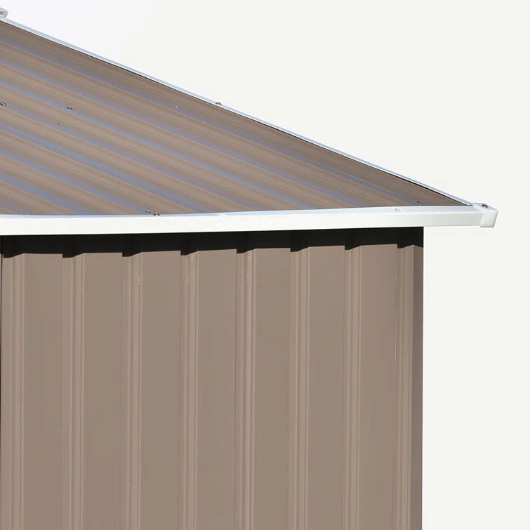 6 ft. W x 4 ft. D Metal Lean-To Garage Shed
