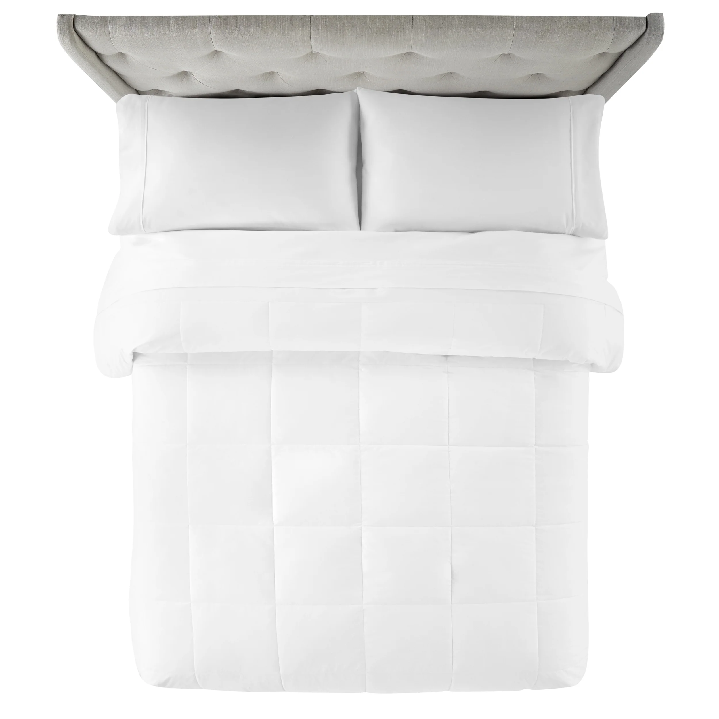 Lightweight Continuous Comfort Down Alternative Blanket with Duvet Tabs (Hypoallergenic)